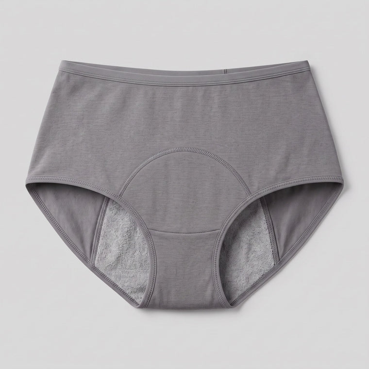 Put it on like normal underwear