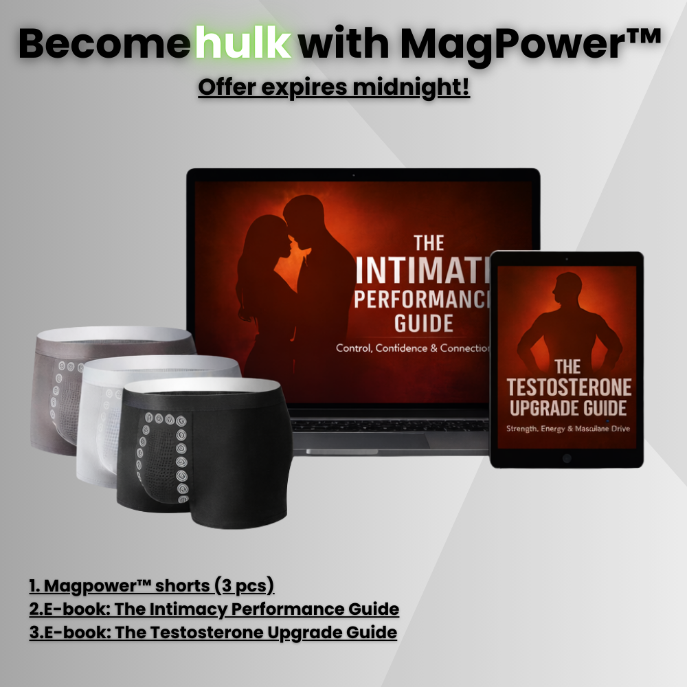 MagPower Shorts™ | The Secret of Thousands of Men (1+1)