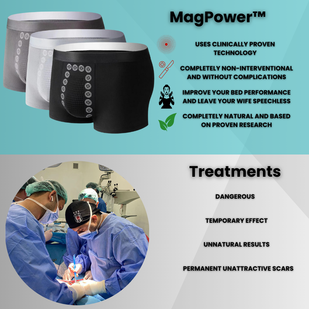 MagPower Shorts™ | The Secret of Thousands of Men (1+1)