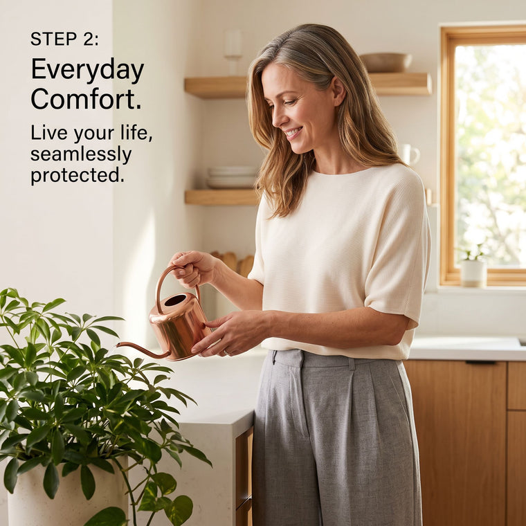 DryLock Core activates on contact