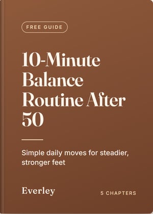 10-Minute Balance Routine After 50 (e-book cover)